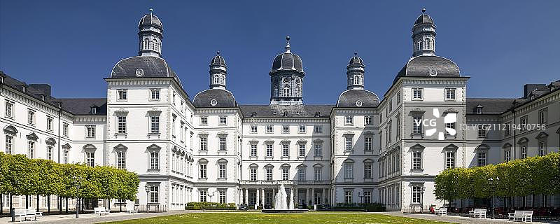 本斯贝格城堡，贝尔吉施格拉德巴赫，贝尔吉谢斯兰，北莱茵-威斯特法伦州，德国，欧洲图片素材