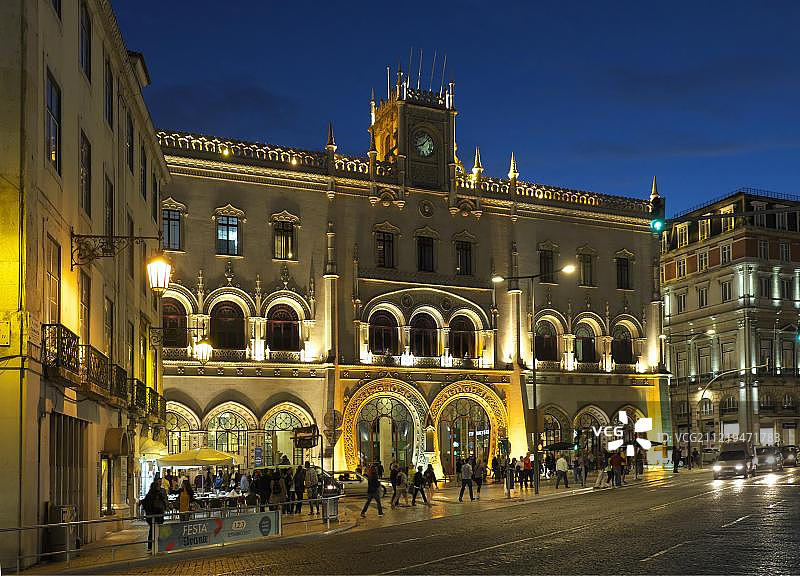 葡萄牙里斯本罗西奥火车站图片素材