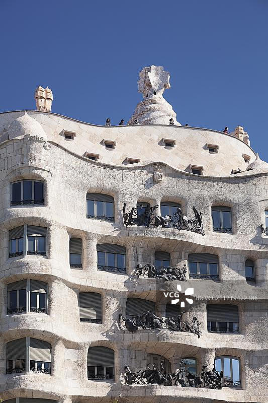 西班牙巴塞罗那米拉之家图片素材