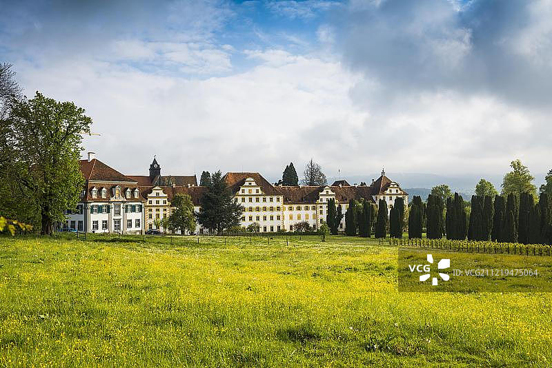 德国巴登-符腾堡州康斯坦茨湖畔的塞勒姆城堡寄宿学校图片素材