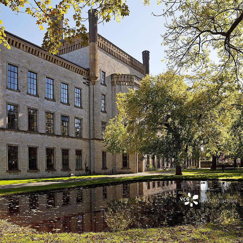 拉文斯贝格纺纱厂，比勒费尔德，东威斯特法伦-利珀，北莱茵-威斯特法伦，德国，欧洲图片素材