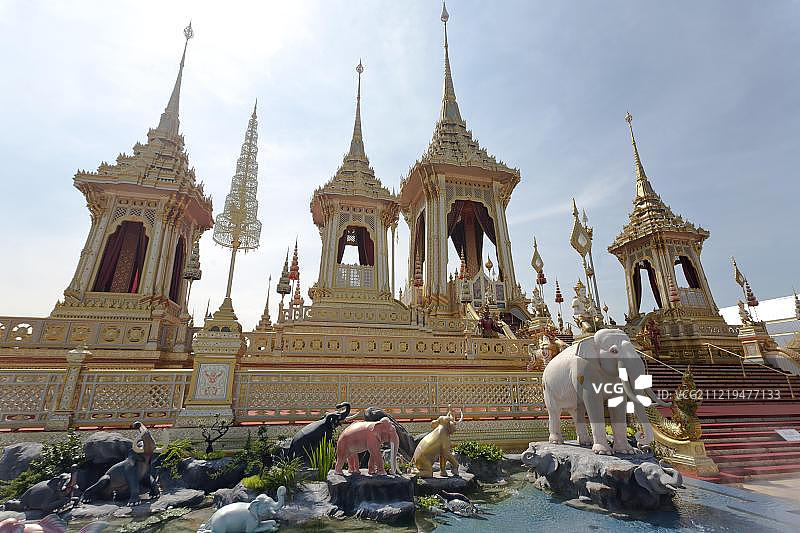 泰国曼谷普密蓬·阿杜德国王皇家火葬场图片素材