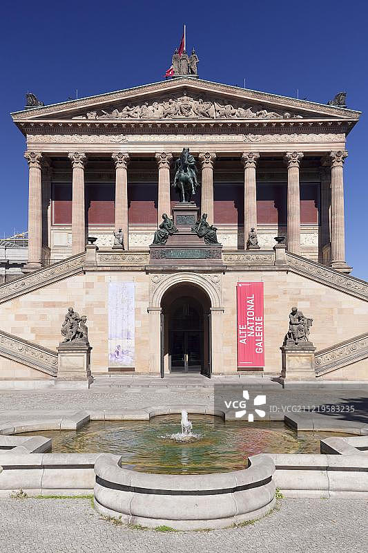 柏林博物馆岛老国家美术馆图片素材