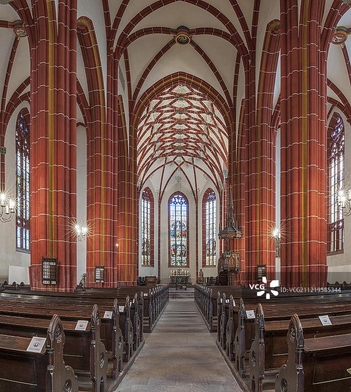 德国萨尔费尔德圣约翰尼斯城市教堂图片素材