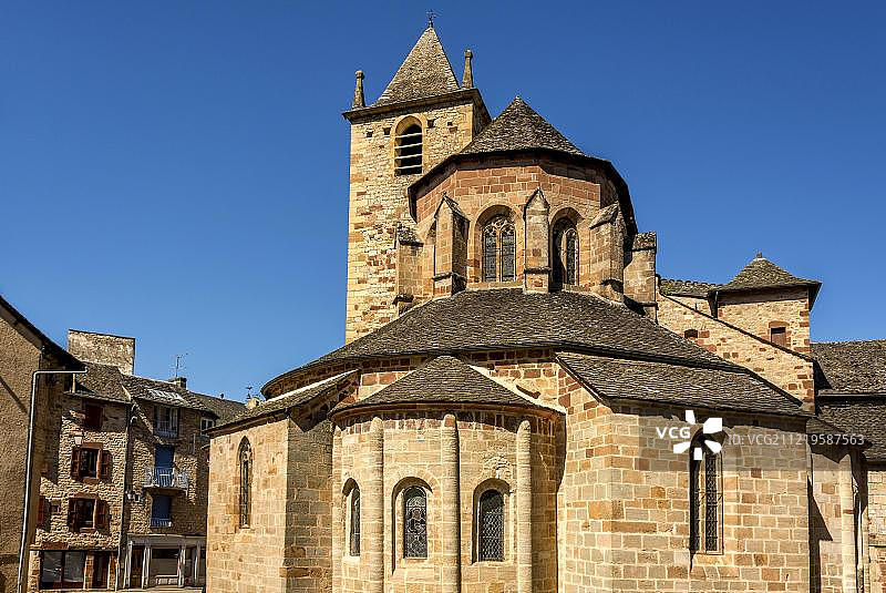 法国洛泽尔卡努格圣马丁学院教堂图片素材