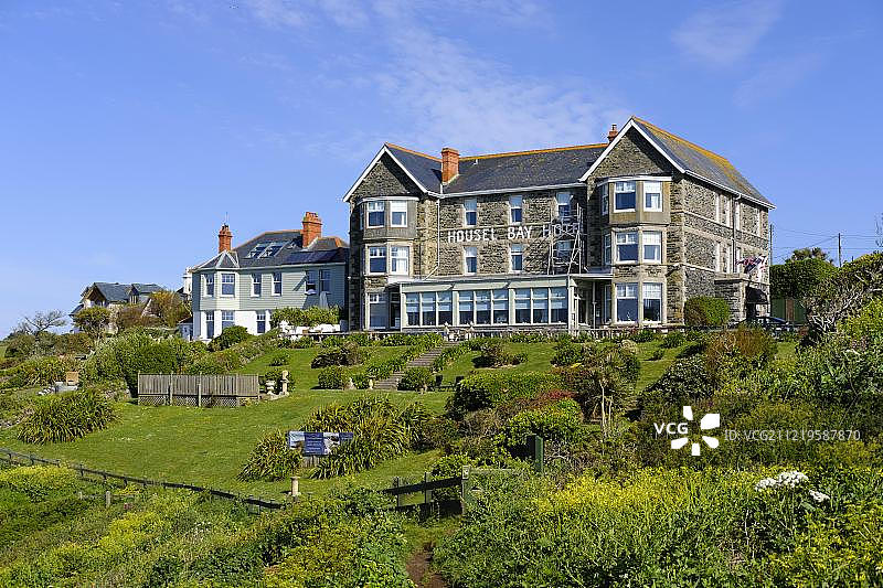 英格兰康沃尔蜥蜴半岛豪塞尔湾酒店图片素材