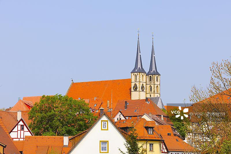 德国巴德温普芬城市教堂图片素材