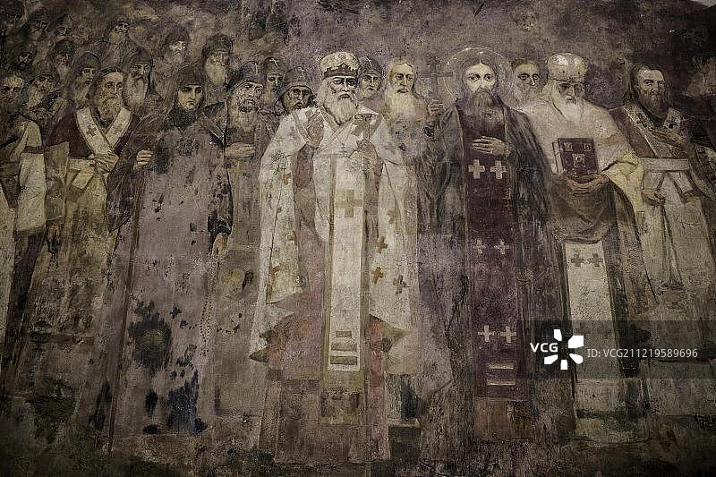 基辅洞窟修道院壁画图片素材