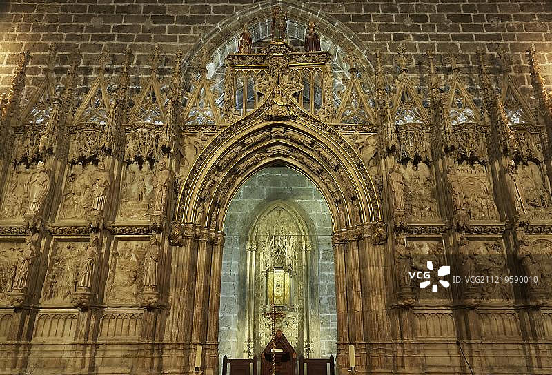 西班牙瓦伦西亚大教堂圣杯小教堂图片素材
