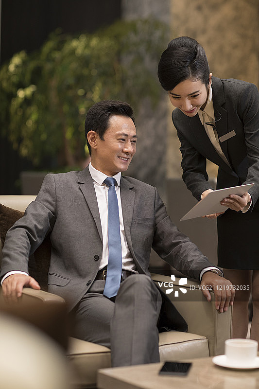 豪华酒店的专业服务图片素材