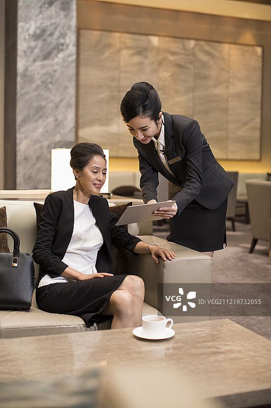 豪华酒店的专业服务图片素材