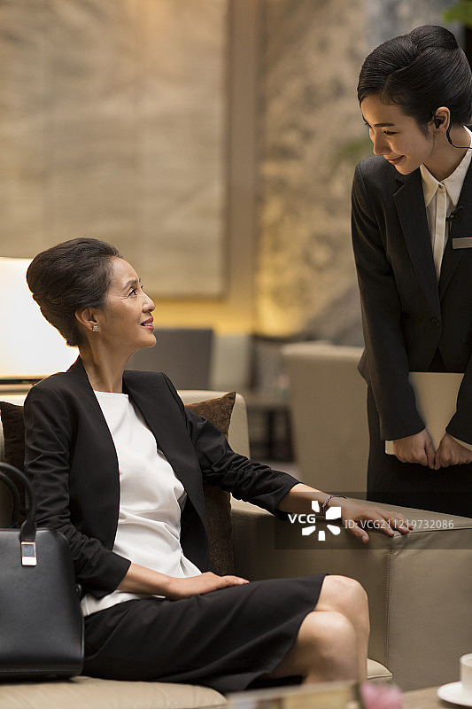 豪华酒店的专业服务图片素材