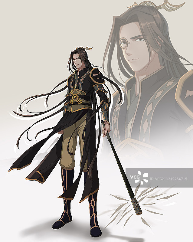 古风人物立绘图片素材