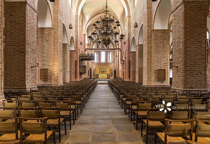 拉策堡大教堂内部，德国石勒苏益格-荷尔斯泰因州图片素材