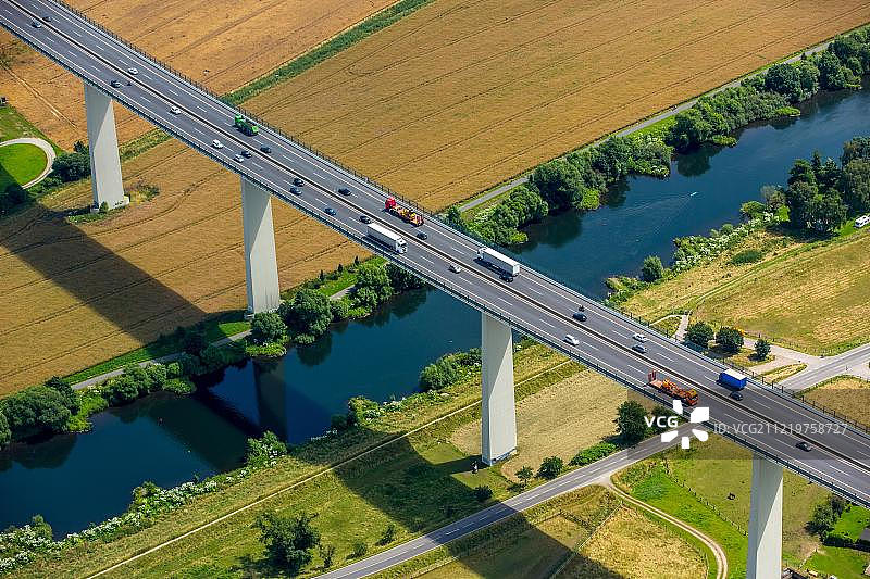 德国北莱茵-威斯特法伦州鲁尔区航拍照片图片素材