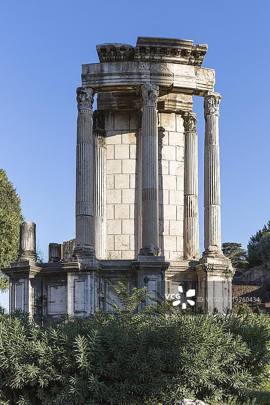 灶神庙，罗马广场，罗马，意大利，欧洲图片素材