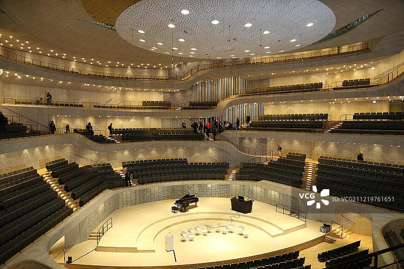 德国汉堡易北爱乐音乐厅大厅图片素材