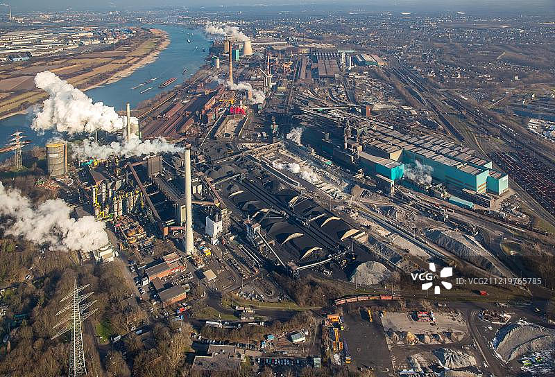 德国杜伊斯堡克虏伯曼内斯曼钢铁厂图片素材