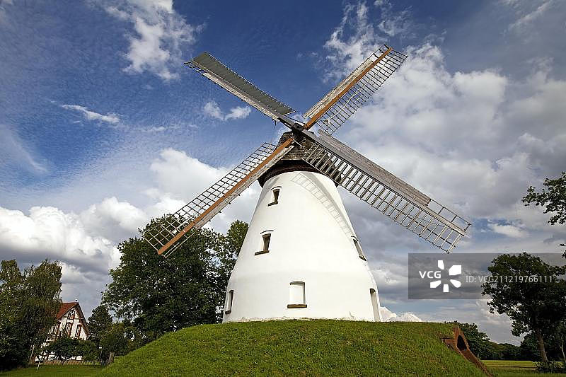 德国北莱茵-威斯特法伦州海姆森风车图片素材