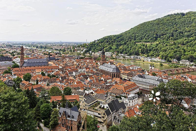 德国巴登-符腾堡州海德堡城堡景观图片素材