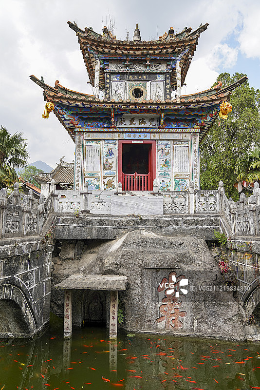 云南省大理观音堂图片素材