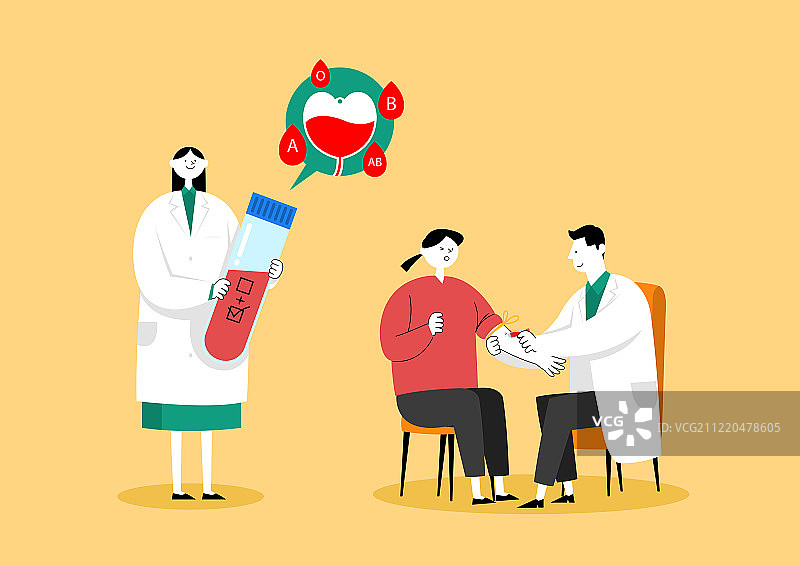 体检与医疗保健概念矢量图 003图片素材