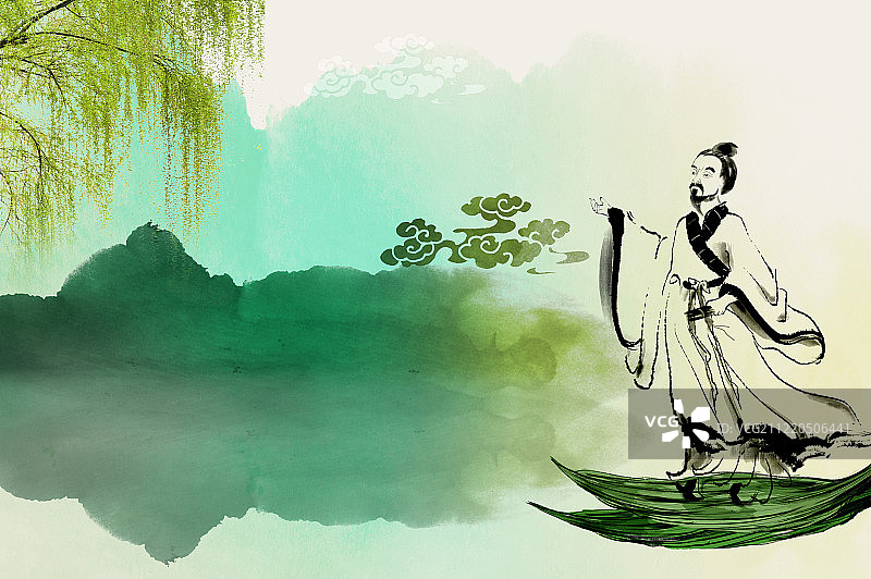 端午节 屈原图片素材