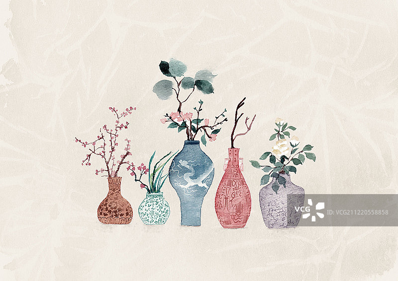 古代插画艺术图片素材