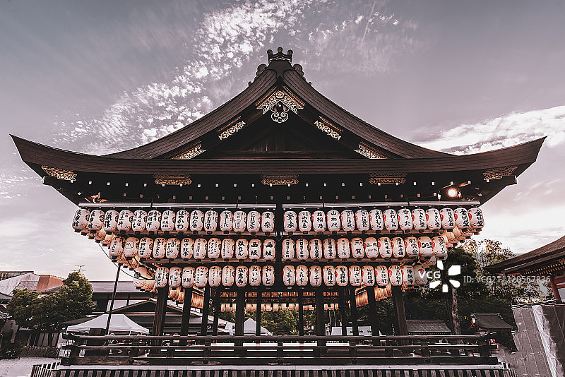 日本京都八坂神社图片素材