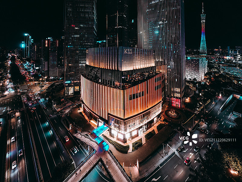 航拍广州图片素材