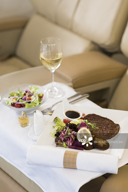 美味的飞机餐图片素材