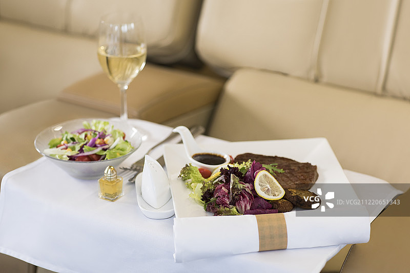 美味的飞机餐图片素材