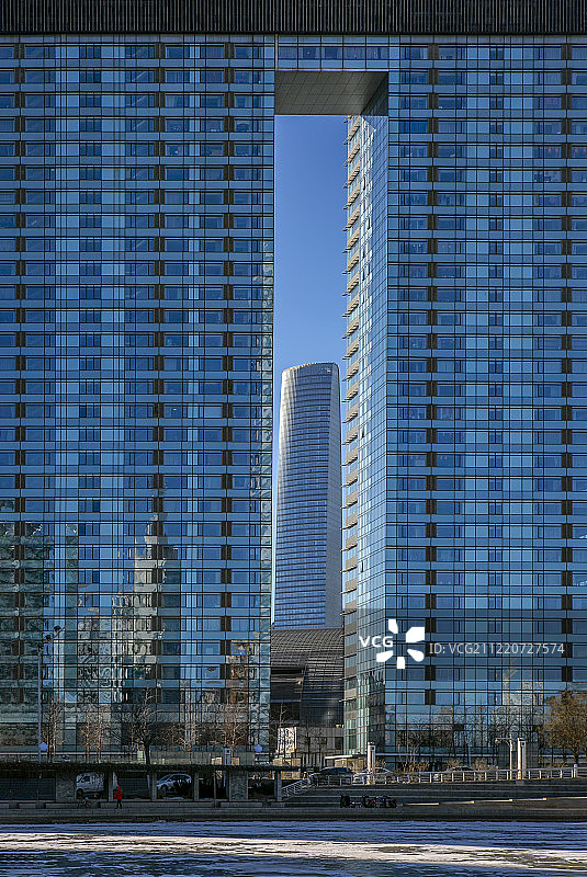 天津城市景观津塔图片素材