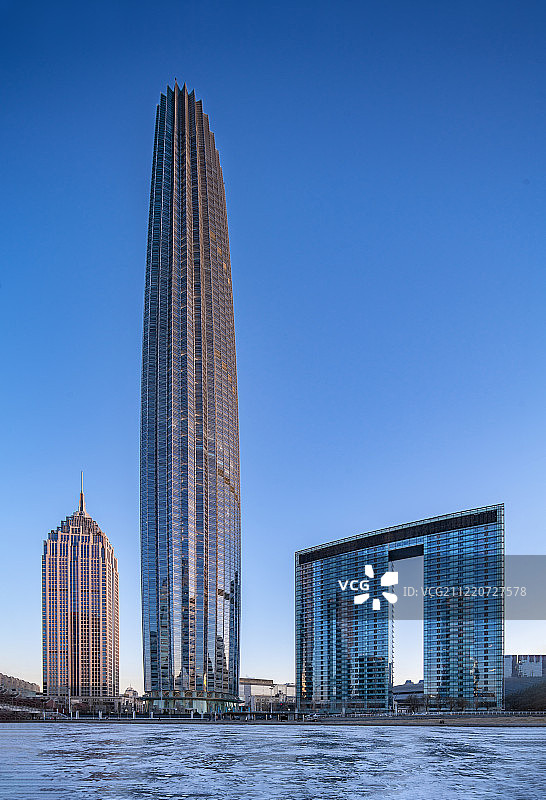 天津城市景观津塔图片素材