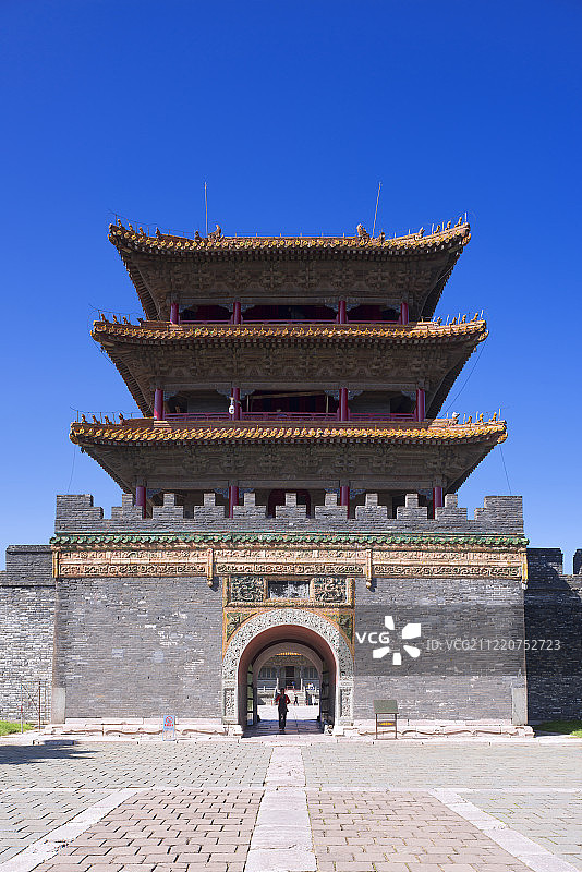 清昭陵（北陵）：清太宗皇太极与孝端文皇后陵墓，中国辽宁省沈阳市图片素材