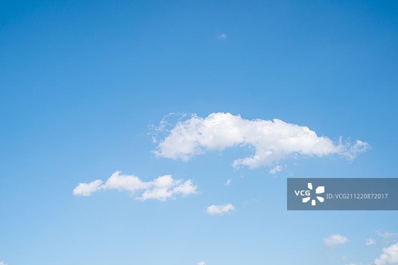 天空、云朵、晴空与积云景观图片素材