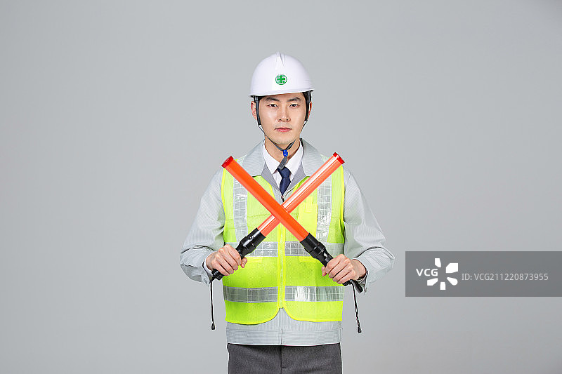 建筑工地，施工安全，安全设备，停止标志图片素材