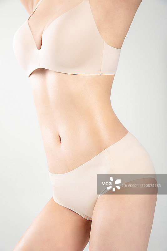 女性内衣身体线条躯干图片素材