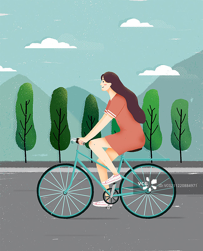 一个人的风景图片素材