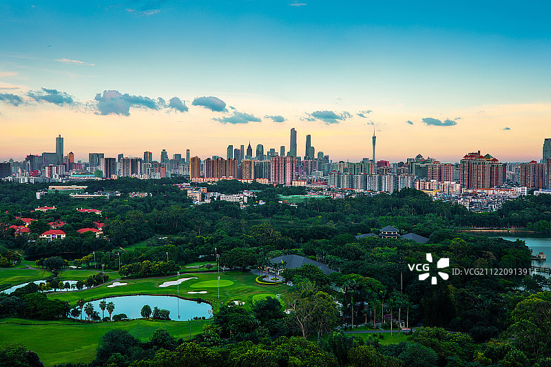 广州城市风光图片素材