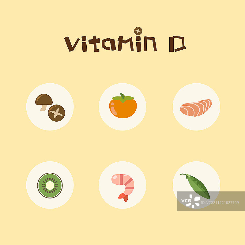 富含维他命D的食物图片素材
