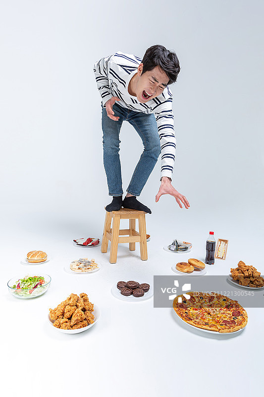 饮食与过量进食、零食、身体管理图片素材