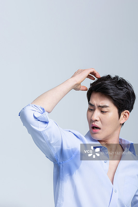 汗水、汗渍、腋窝、皮炎、除臭剂图片素材