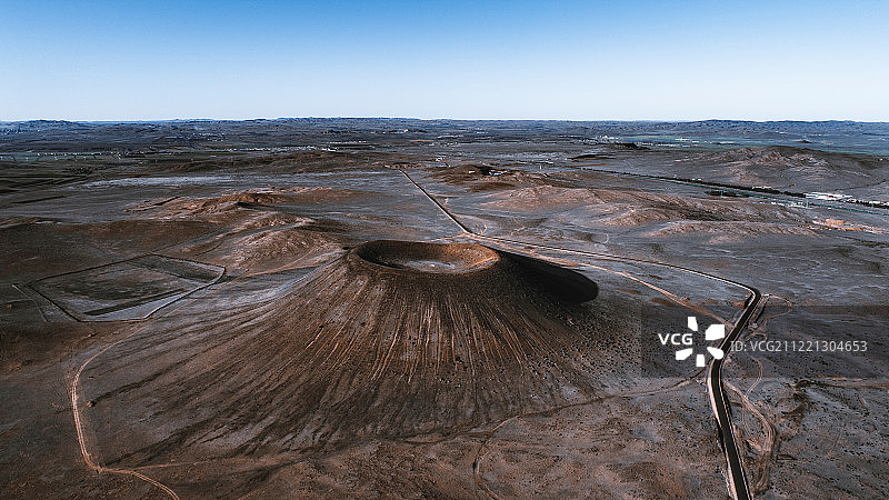 乌兰哈达五号火山图片素材