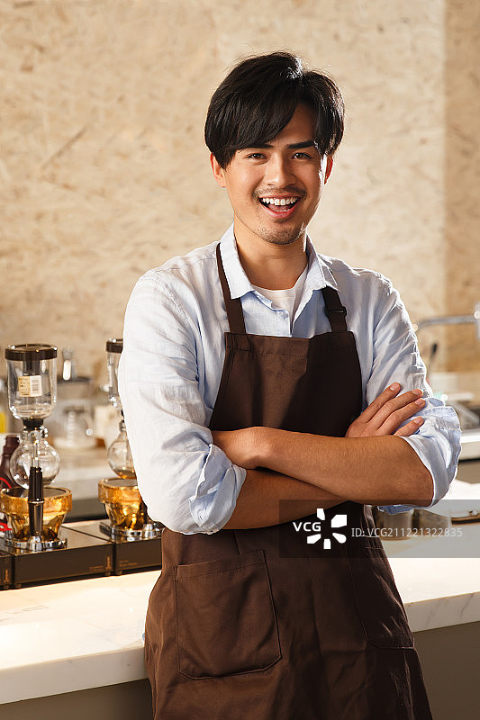 咖啡店服务员图片素材