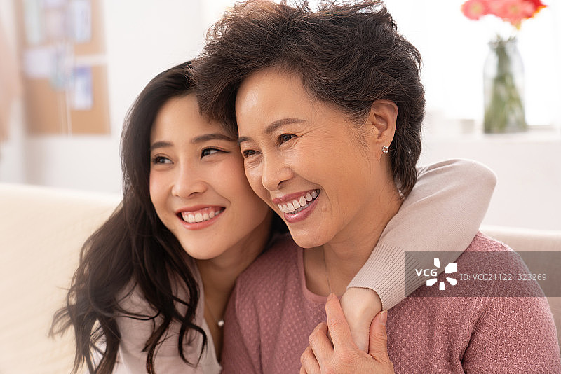 幸福母女图片素材