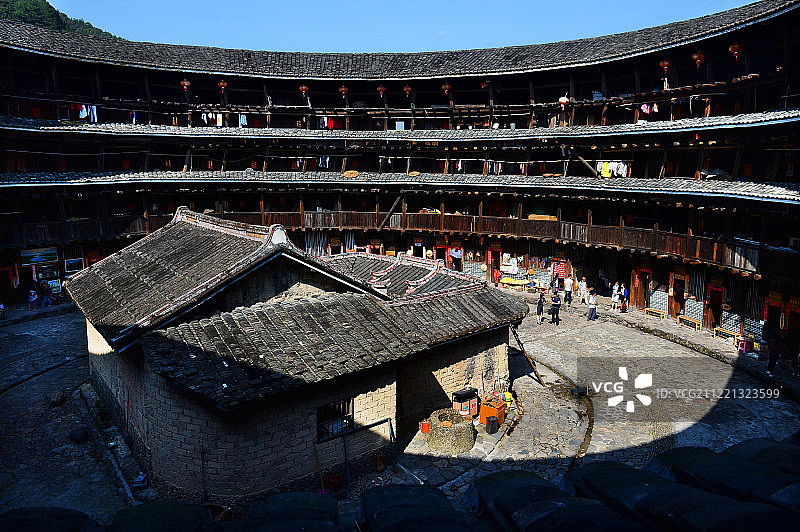 福建土楼风景图片素材