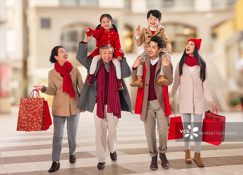 欢乐家庭购物图片素材