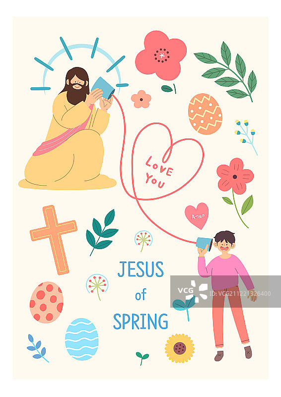 基督教，耶稣基督，儿童，宗教，心，锡罐，十字架，复活节图片素材