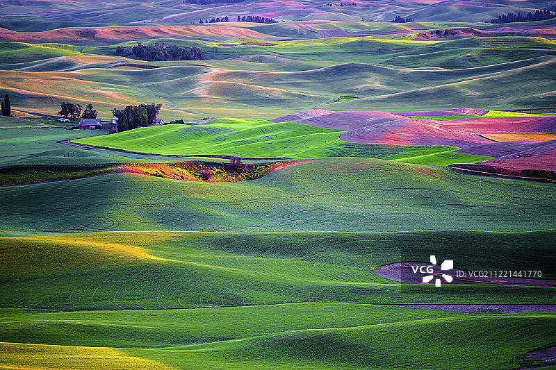 美国华盛顿州帕卢斯地区斯蒂普托山图片素材